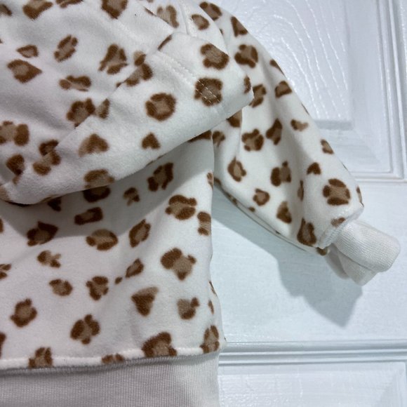 Carter's Child of Mine 2 Piece Lepard Zip up Hoodie and Matching Pants 0-3M NWOT - Picture 4 of 10
